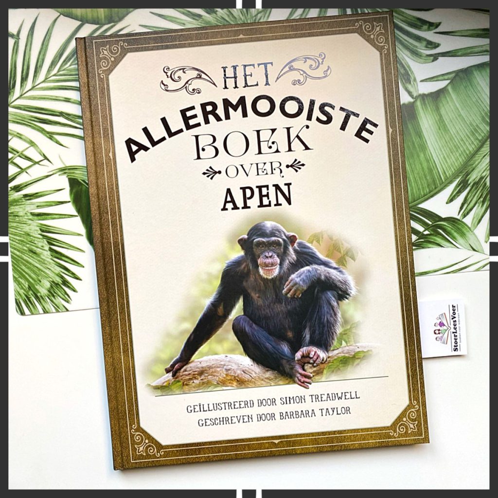 Het allermooiste boek over apen gottmer weetjesboek natuur voorkant cover kader dieren treadwell taylor boekenserie