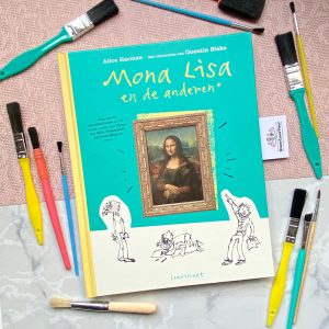 Mona Lisa en de anderen voorkant cover lemniscaat kunst musea weetjesboek quentin blake alice harman