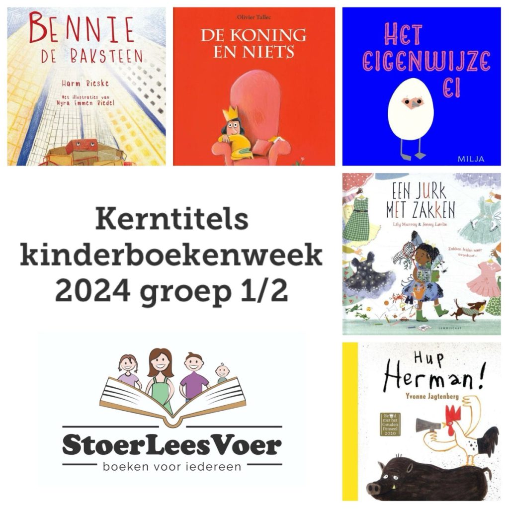 kerntitels Kinderboekenweek 2024 groep 1 en 2