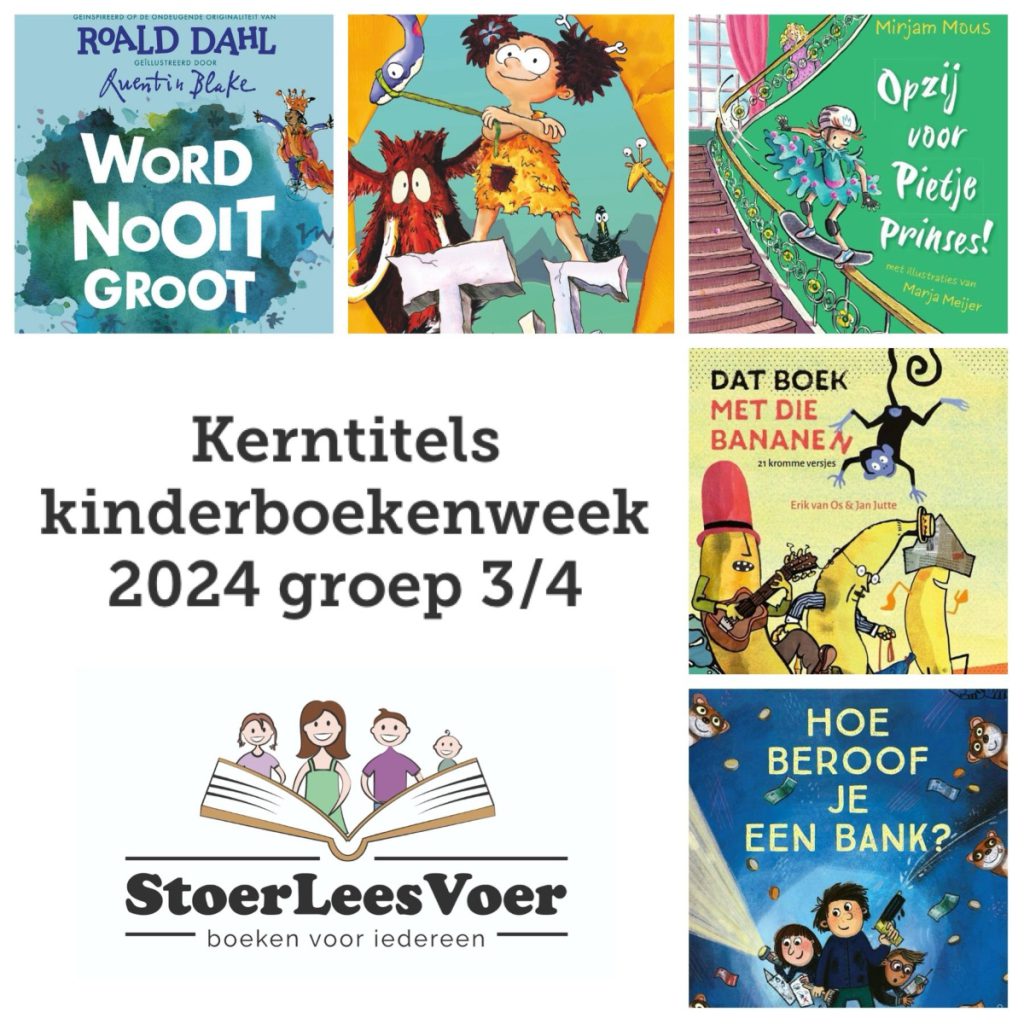 Kerntitels kinderboekenweek 2024 groep 3 en 4
