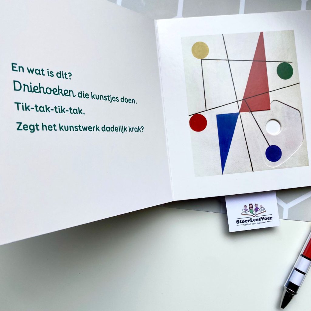 kunstenaar kinderboek jonge kids museum  sophie taeuber-arp intercatief schuifjes hard karton clavis